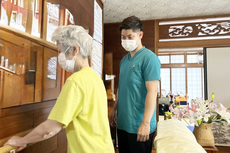 訪問リハビリテーションの様子