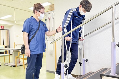 外来リハビリテーションの様子